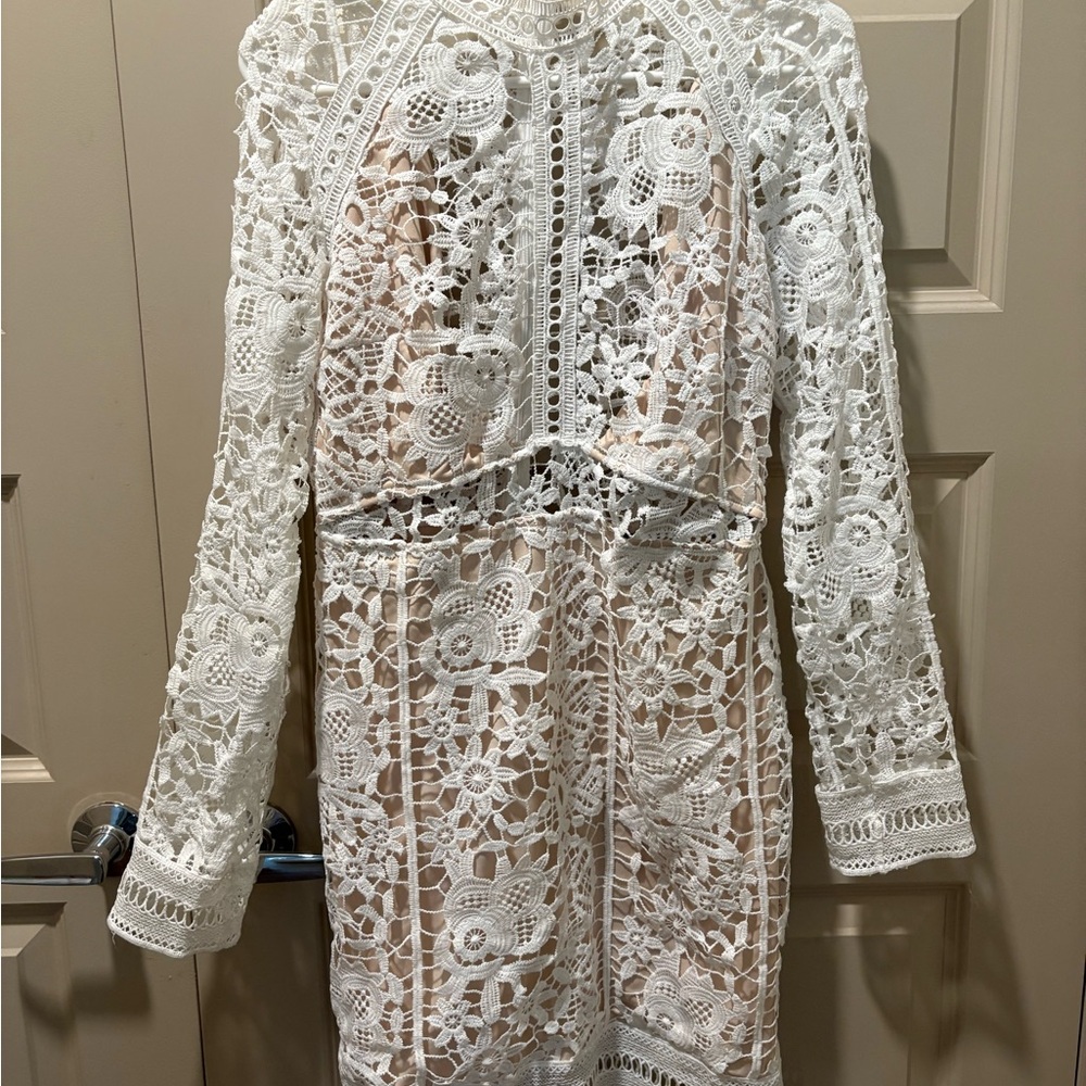 NWT White Lace Dress